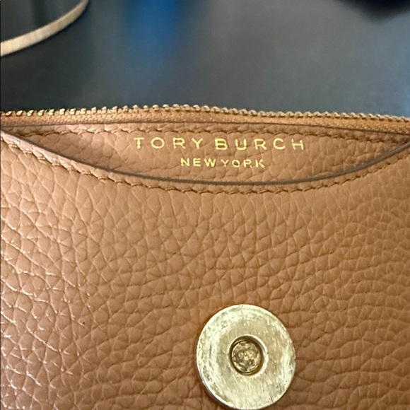 Tory Burch Britten Mini Top Handle Bag with Gold Accents chain strap - Picture 9 of 14